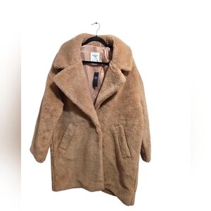 Abercrombie & Fitch Tan Teddy Jacket